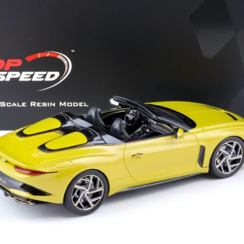 1:18 Top Speed Bentley Continental Bacalar yellow Flame TS0379