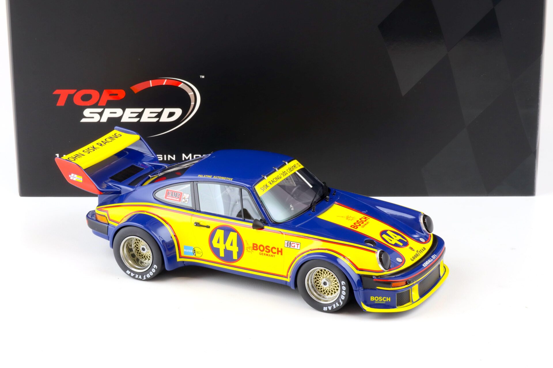 1:18 Top Speed Porsche 934.5 #44 IMSA MID-OHIO 1977 John Sisk Racing TS0302