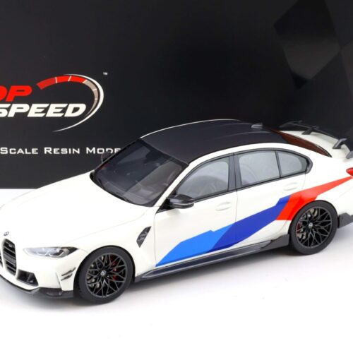 1:18 Top Speed BMW M3 M-Performance (G80) Limousine Alpine white TS0349