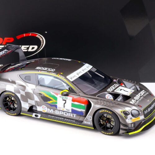1:18 Top Speed Bentley Continental GT3 #7 Kyalami 9h. 2020 Bentley M-Sport TS0343