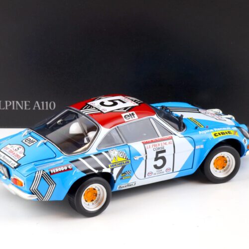 1:18 Kyosho Renault Alpine A110 #5 Rally Tour de Corse 1973 - 08485B
