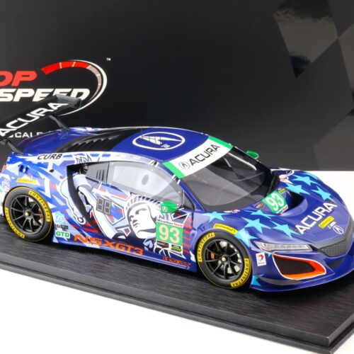 1:18 Top Speed Acura NSX GT3 #93 IMSA Champion 2017 Statue of Liberty TS0271