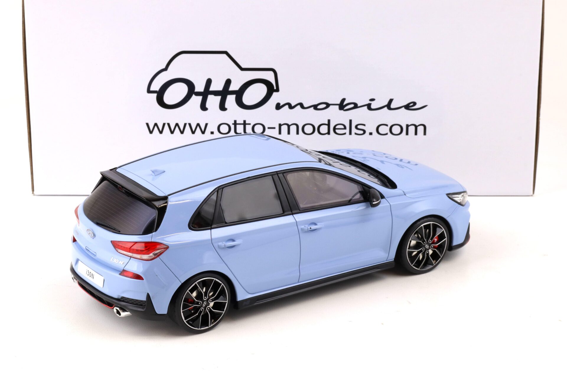 1:18 OTTO mobile OT425 Hyundai I30 N light blue 2017