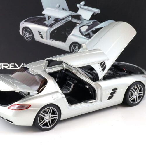 1:18 Norev Mercedes SLS AMG Coupe 2010 C197 silver metallic 183490