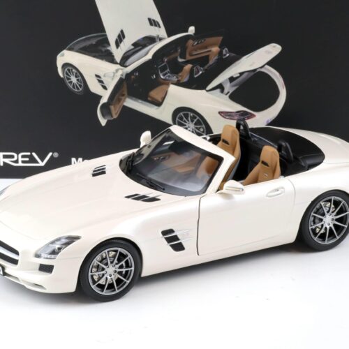 1:18 Norev Mercedes SLS AMG Roadster 2011 R197 metallic white 183491