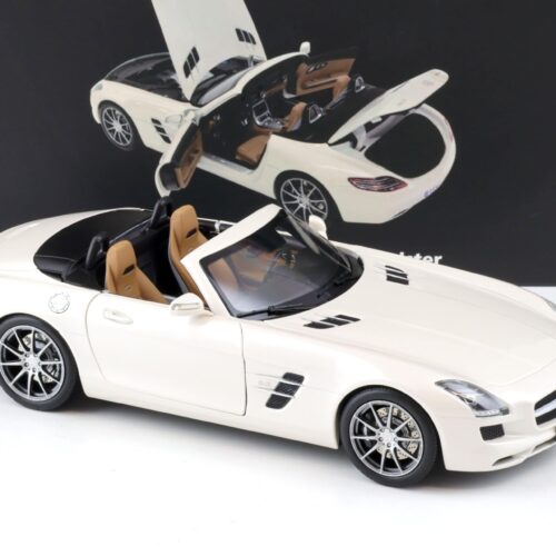 1:18 Norev Mercedes SLS AMG Roadster 2011 R197 metallic white 183491