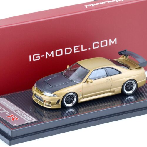 1:64 Ignition Model IG2509 Nissan Nismo GT-R R33 BCNR33 Matte gold/ Carbon