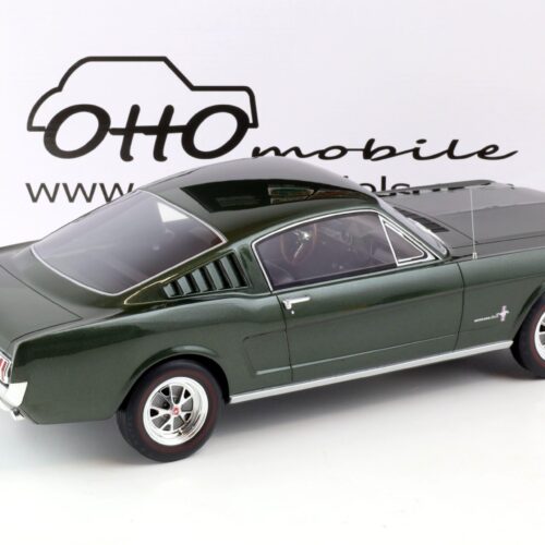 1:12 OTTO mobile G079 Ford Mustang Fastback Coupe 1965 green metallic