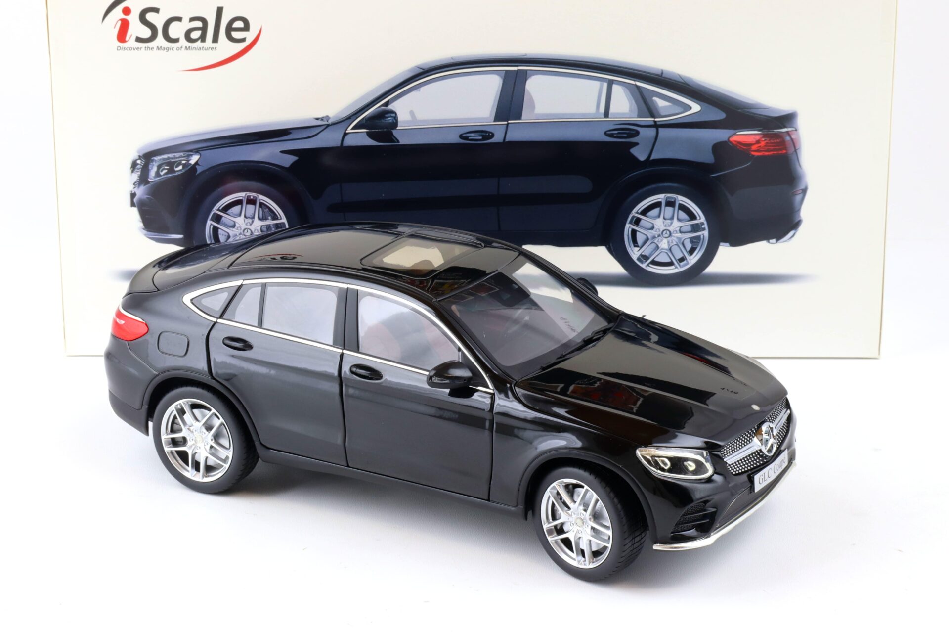 1:18 iScale Mercedes GLC Coupe X253 SUV black 2015