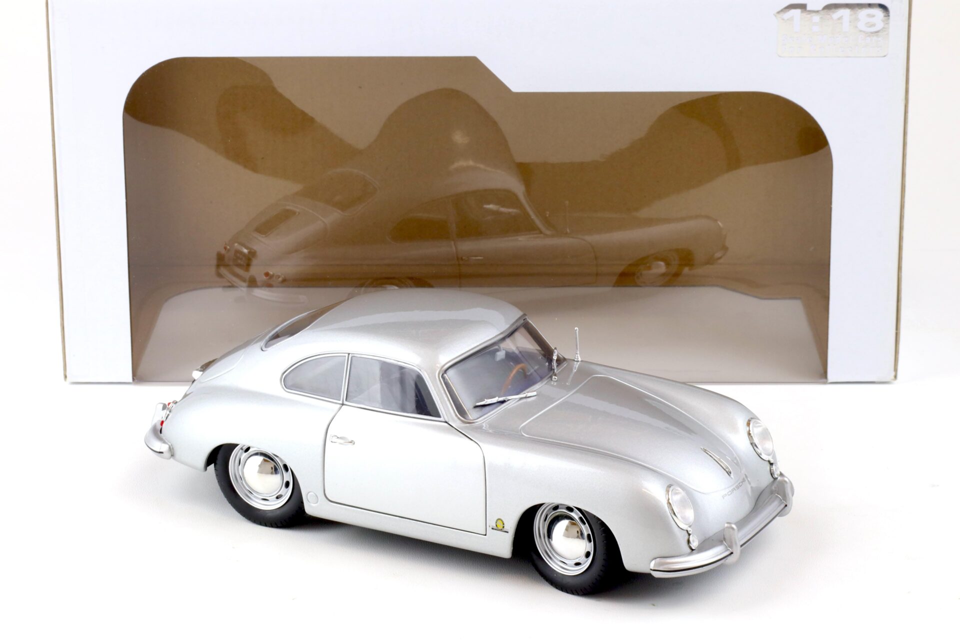 1:18 Solido Porsche 356 PRE-A Coupe 1953 silver S1802802