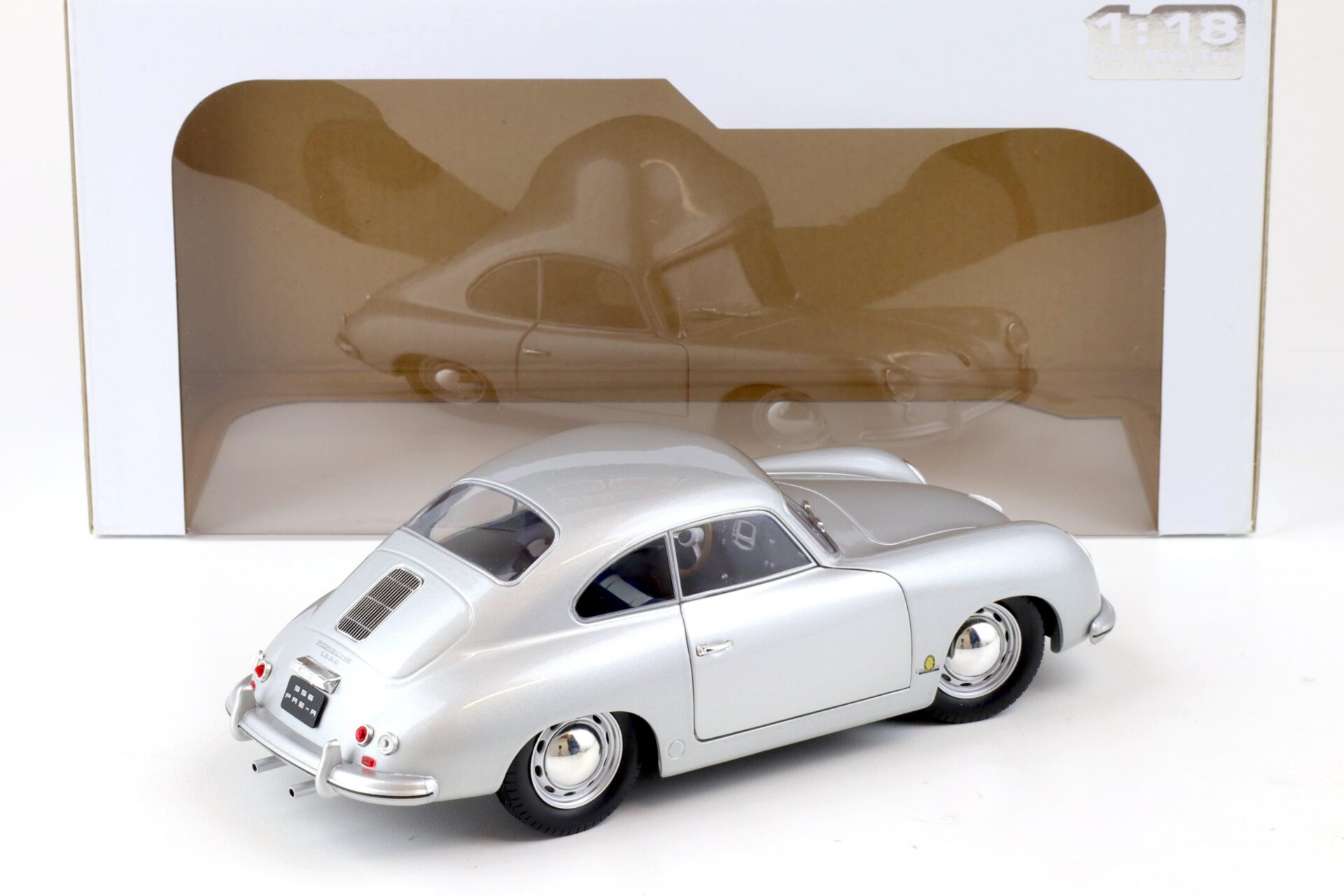 1:18 Solido Porsche 356 PRE-A Coupe 1953 silver S1802802
