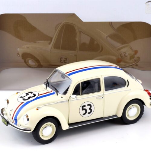 1:18 Solido VW Käfer Beetle Racer #53 beige S1800505
