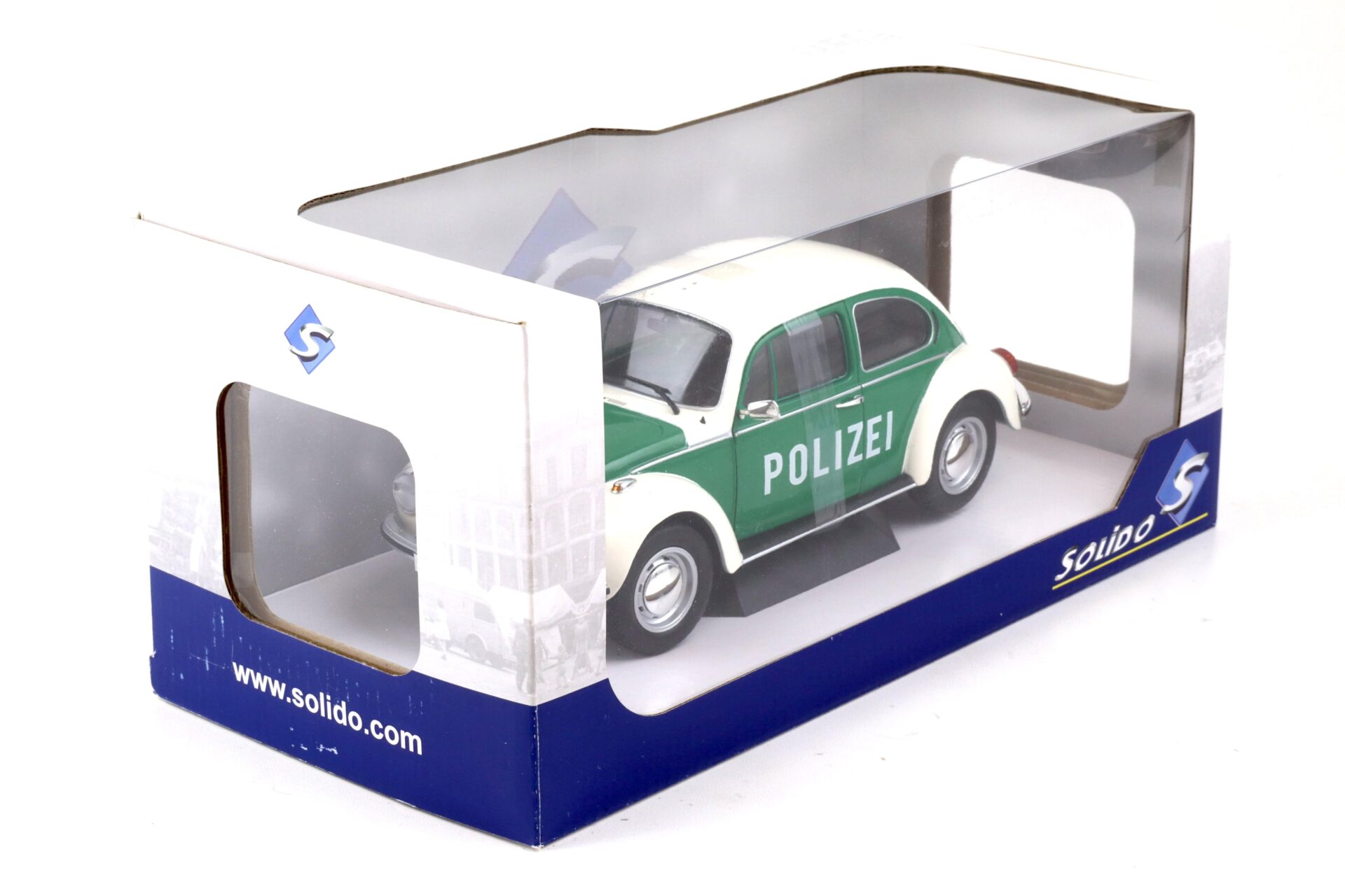 1:18 Solido VW Käfer Beetle Polizei green/ white S1800504