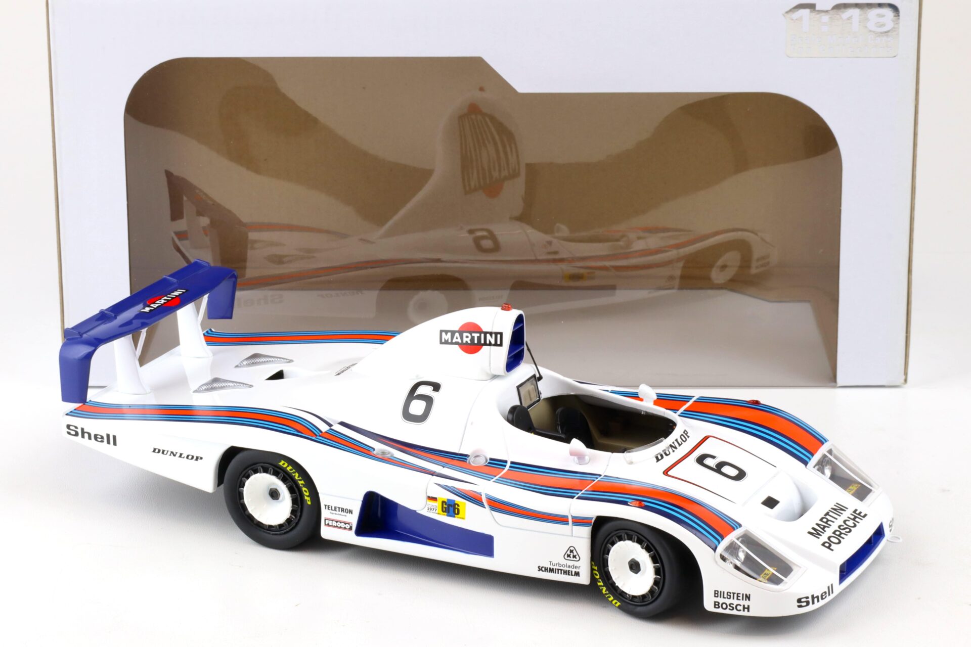 1:18 Solido Porsche 936 Winner Le Mans 1977 MARTINI white #6
