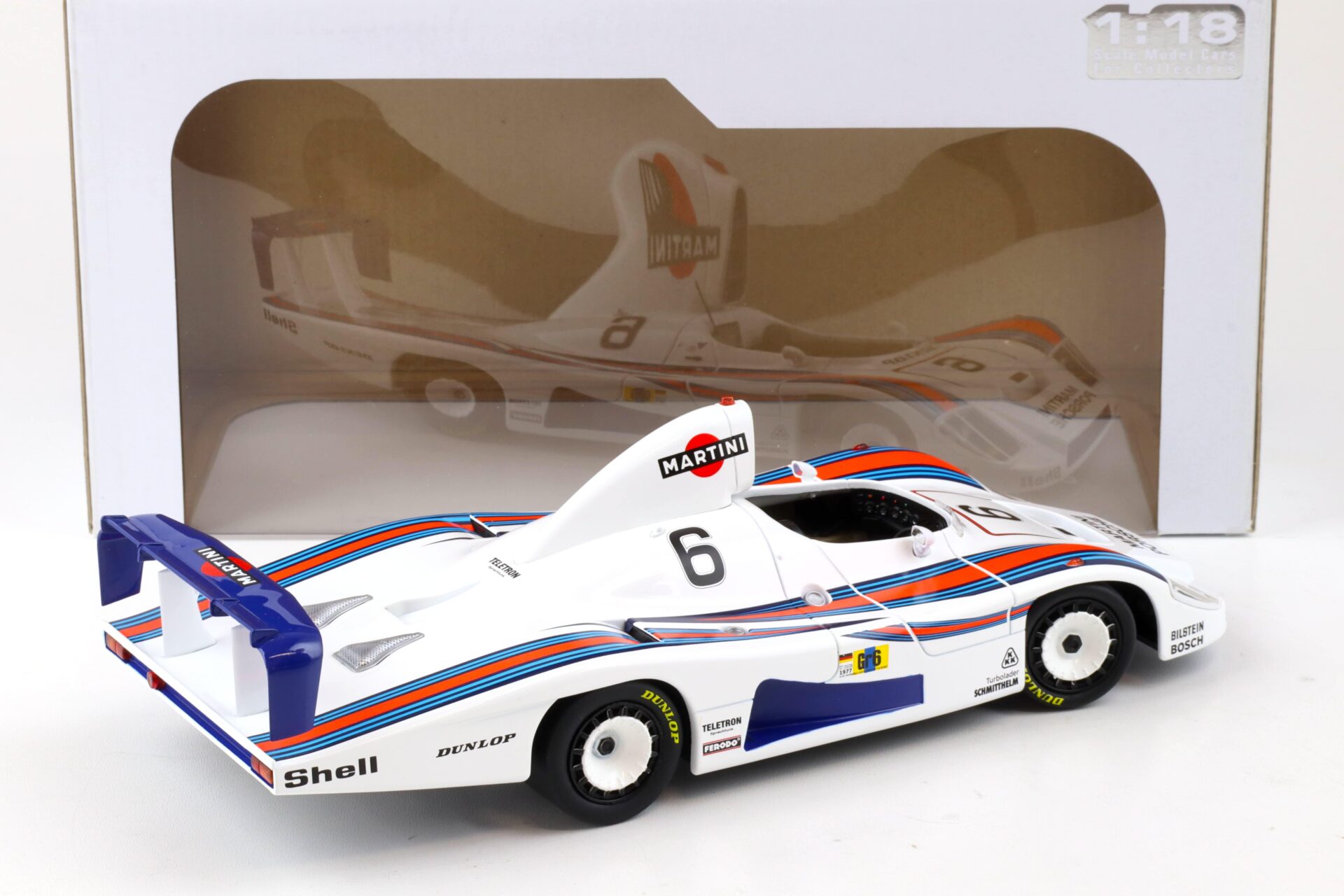 1:18 Solido Porsche 936 Winner Le Mans 1977 MARTINI white #6
