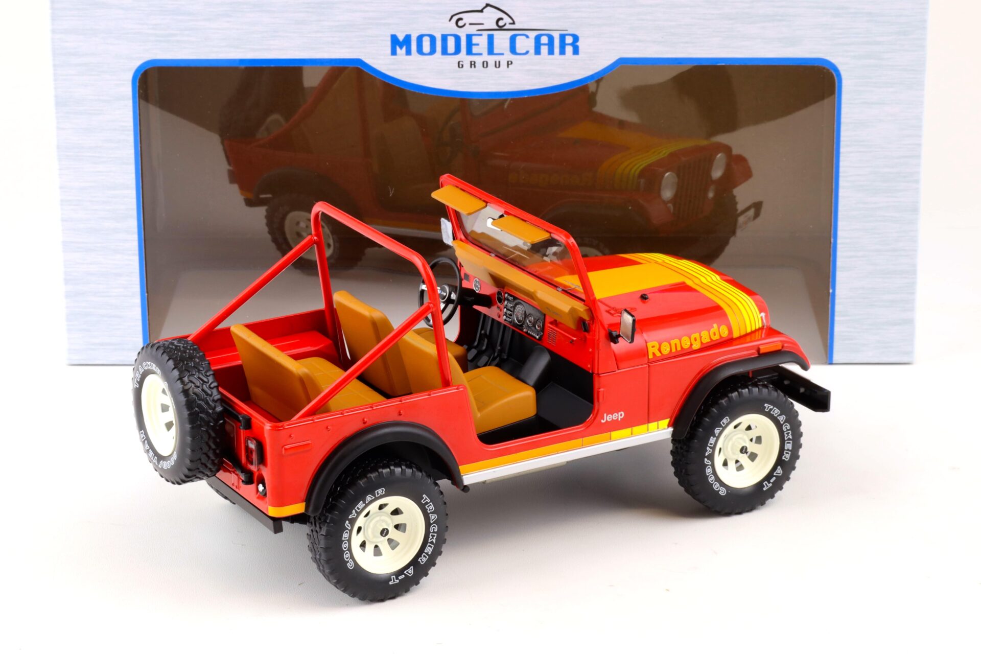1:18 MCG Jeep CJ-7 Renegade 1976 red