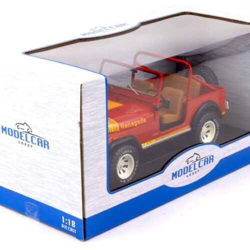 1:18 MCG Jeep CJ-7 Renegade 1976 red