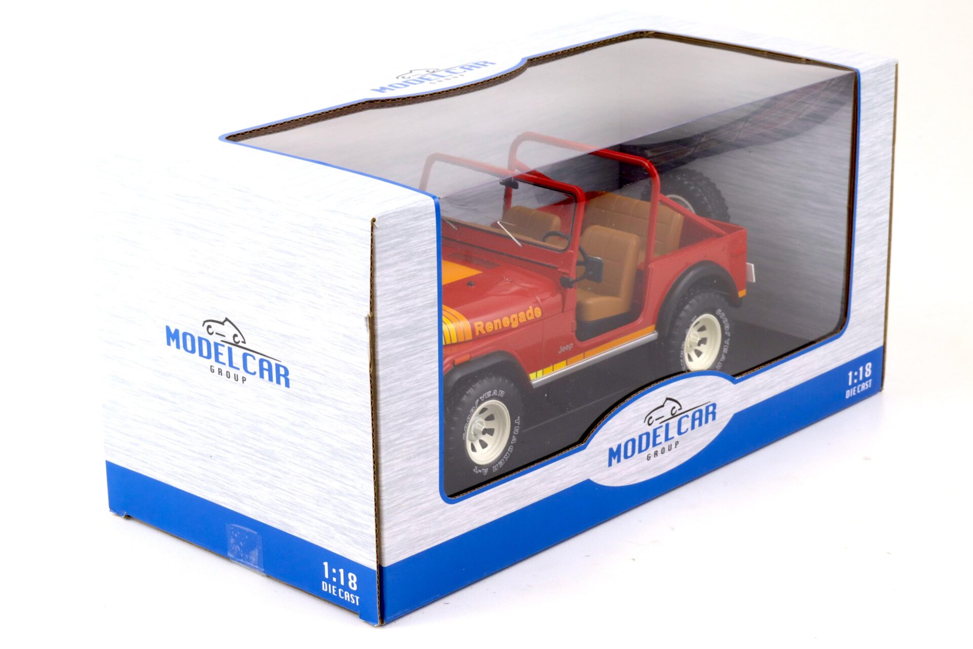 1:18 MCG Jeep CJ-7 Renegade 1976 red