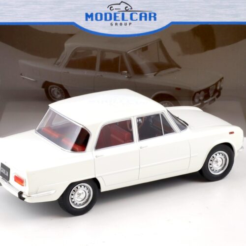 1:18 MCG Alfa Romeo Giulia Nuova Super 1974 white - Image 3