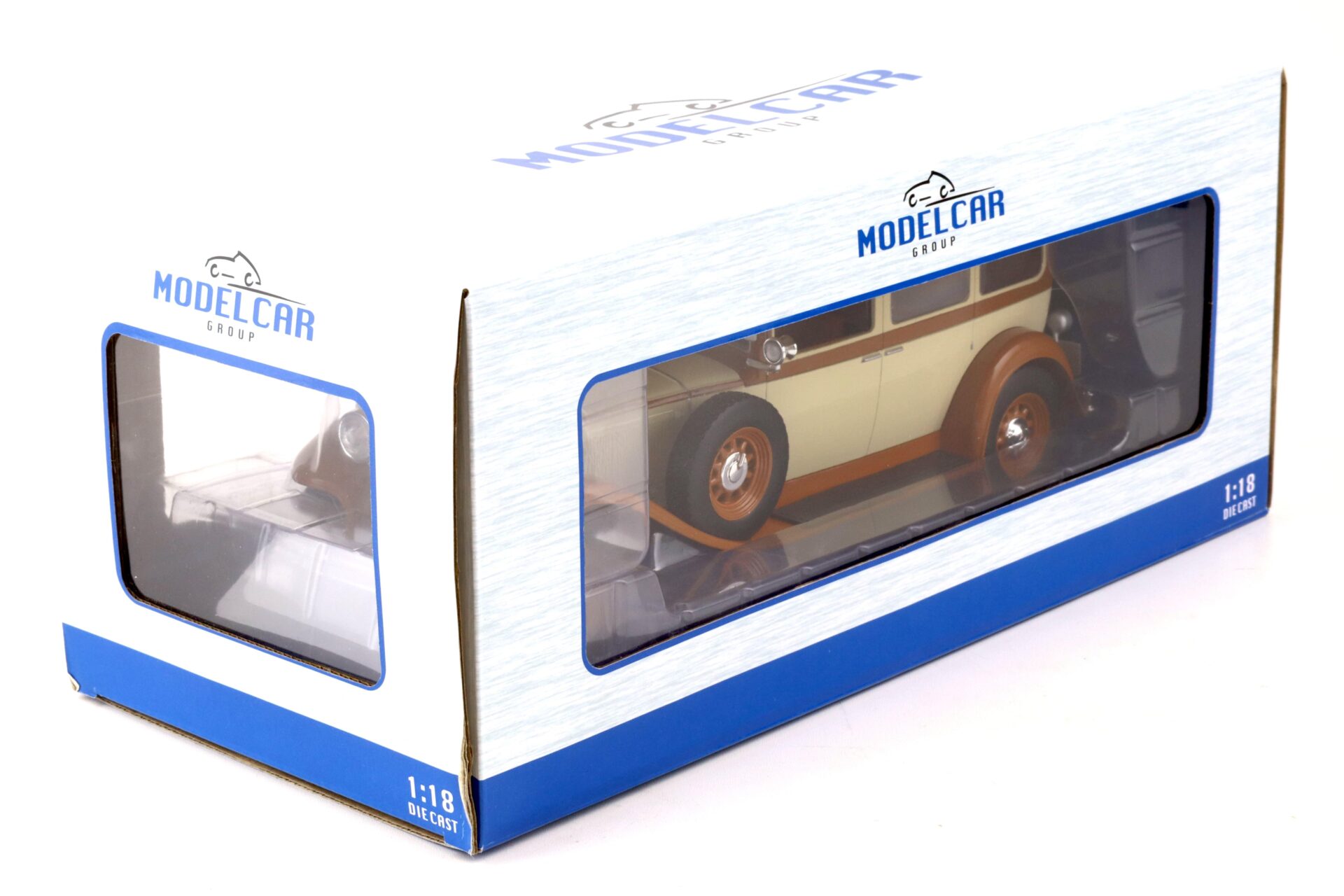 1:18 MCG Mercedes Typ Nürburg 460 (W08) 1928 beige/ brown