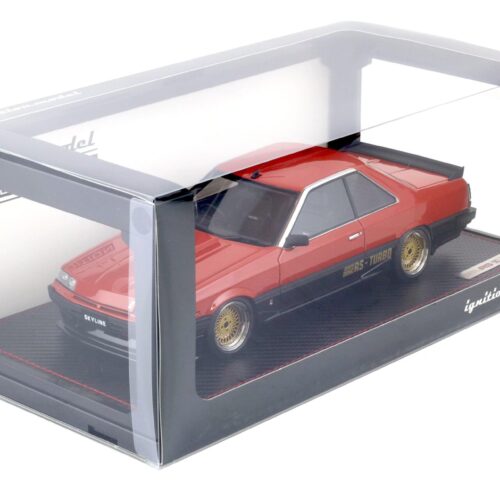 1:18 Ignition Model IG2439 Nissan Skyline 2000 RS-X Turbo C (R30) red/ black + engine