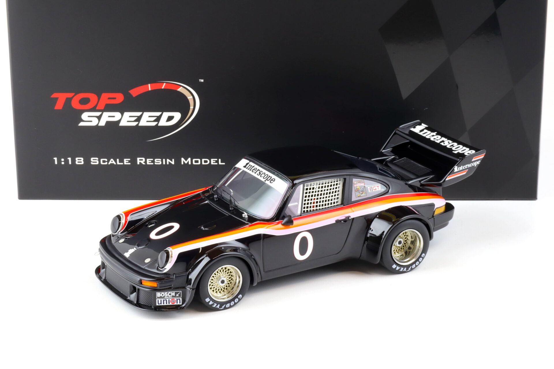 1:18 Top Speed Porsche 934/5 #0 IMSA Laguna Seca 100MI Winner 1977 TS0301