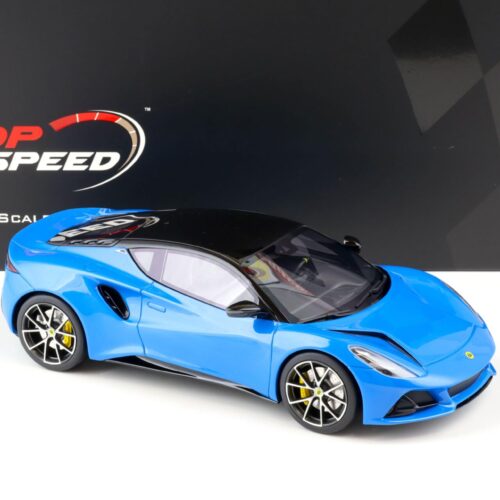1:18 Top Speed Lotus Emira Seneca blue 2022 TS0345