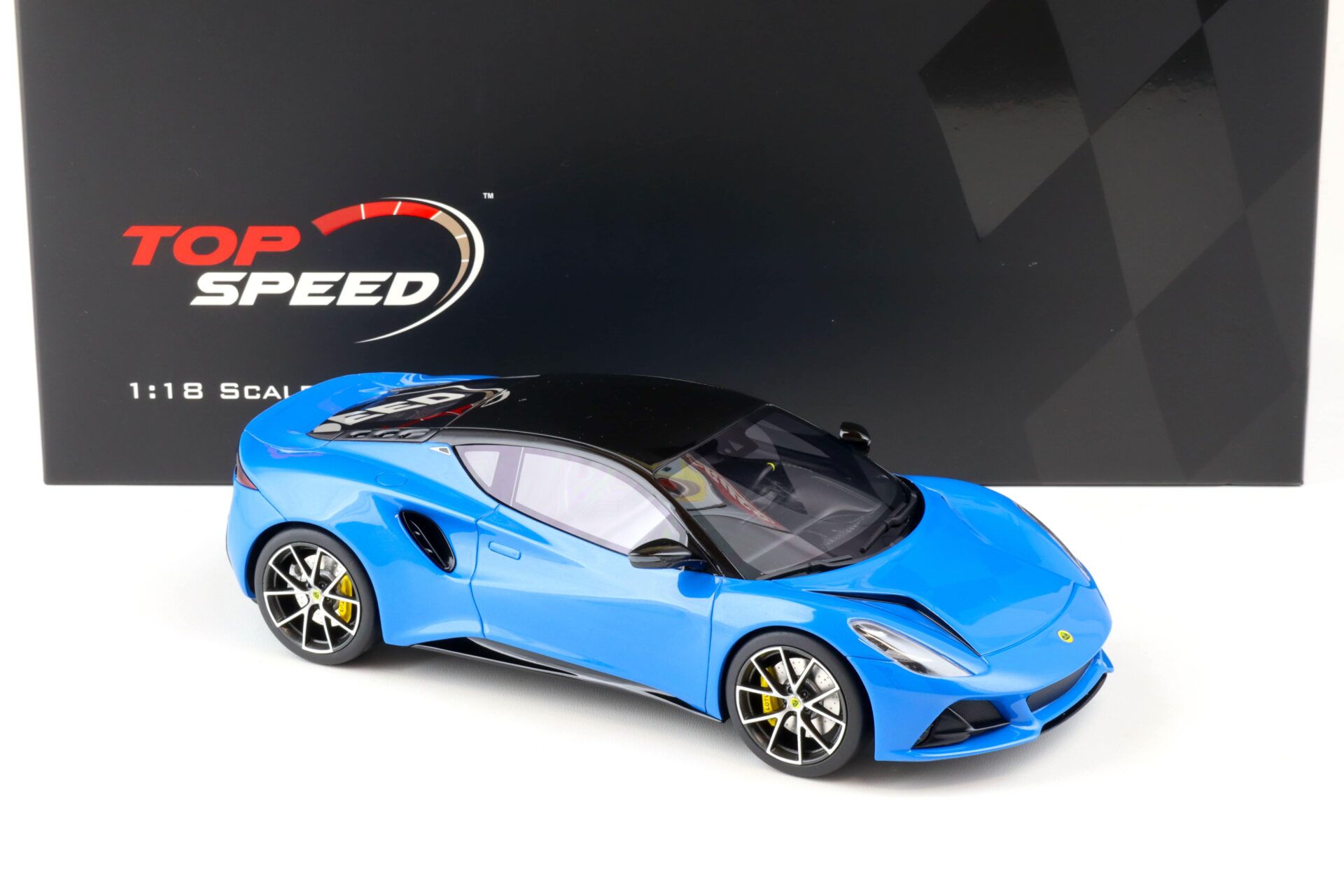 1:18 Top Speed Lotus Emira Seneca blue 2022 TS0345