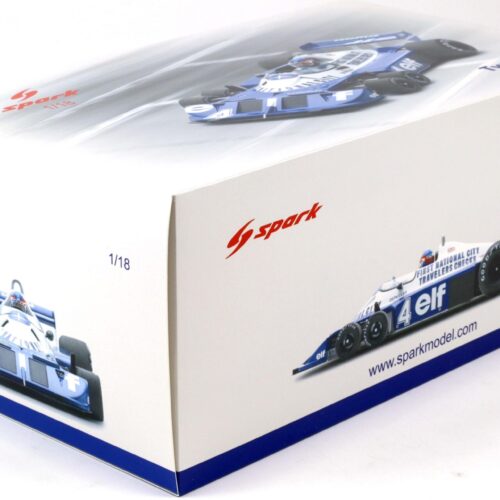 1:18 Spark Tyrrell P34 Depailler 2nd Canadian GP 1977 #4 blue/ white