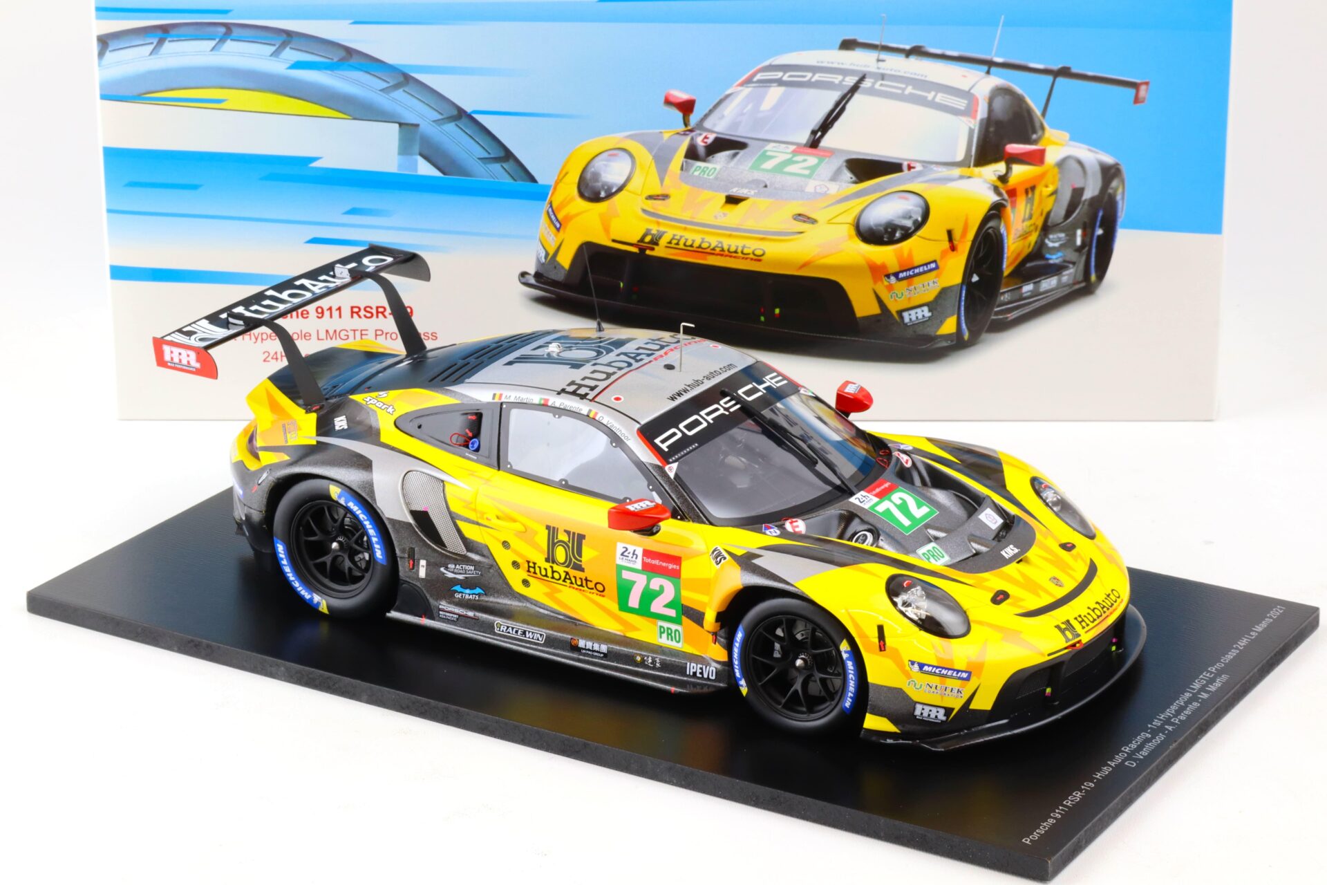 1:18 Spark Porsche 911 RSR-19 #72 Le Mans 24h 2021 LMGTE Pro Class Vanthoor