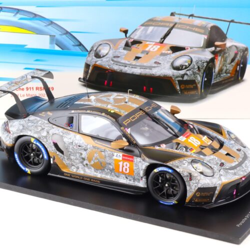 1:18 Spark Porsche 911 RSR-19 #18 Le Mans 24h 2021 Haryanto/ Seefried/ Picariello
