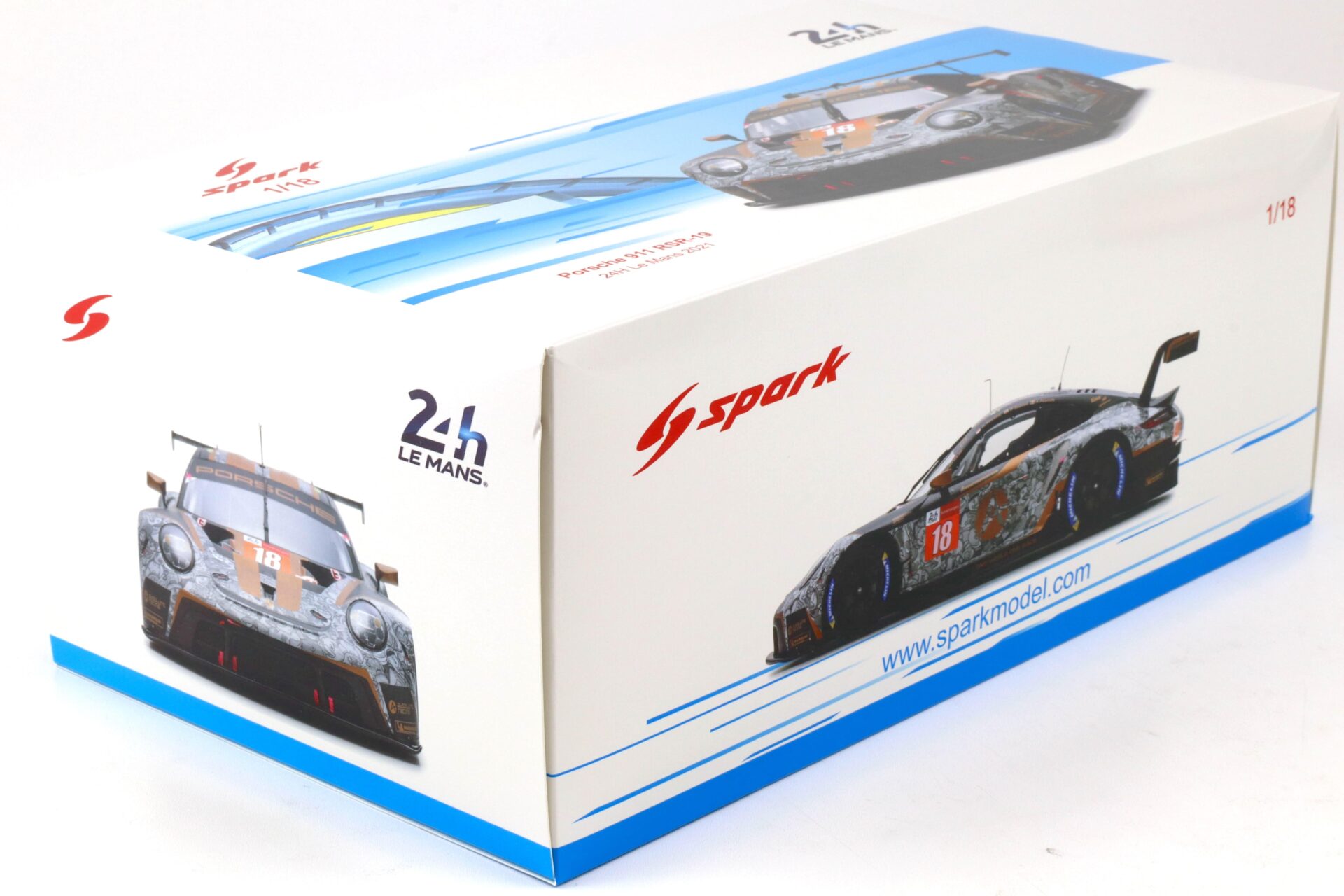 1:18 Spark Porsche 911 RSR-19 #18 Le Mans 24h 2021 Haryanto/ Seefried/ Picariello