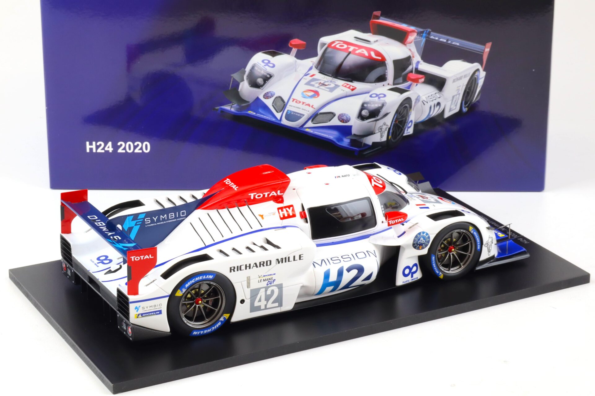 1:18 Spark H24 Mission Hydrogen Test Car 24h Le Mans 2020 Norman Nato