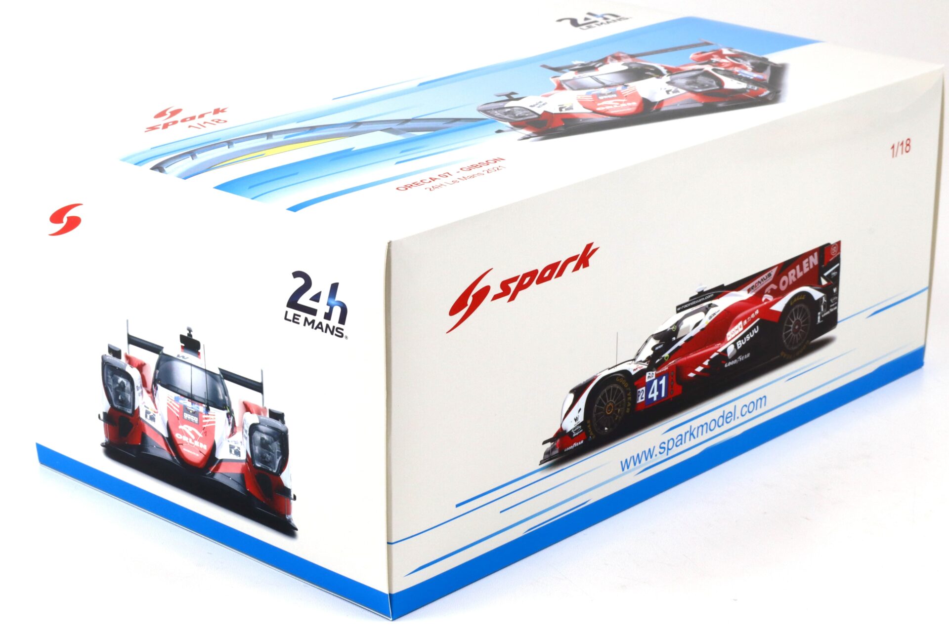 1:18 Spark Oreca 07 Gibson #41 Le Mans 24h 2021 Kubica/DelÃ©traz/Ye Spark