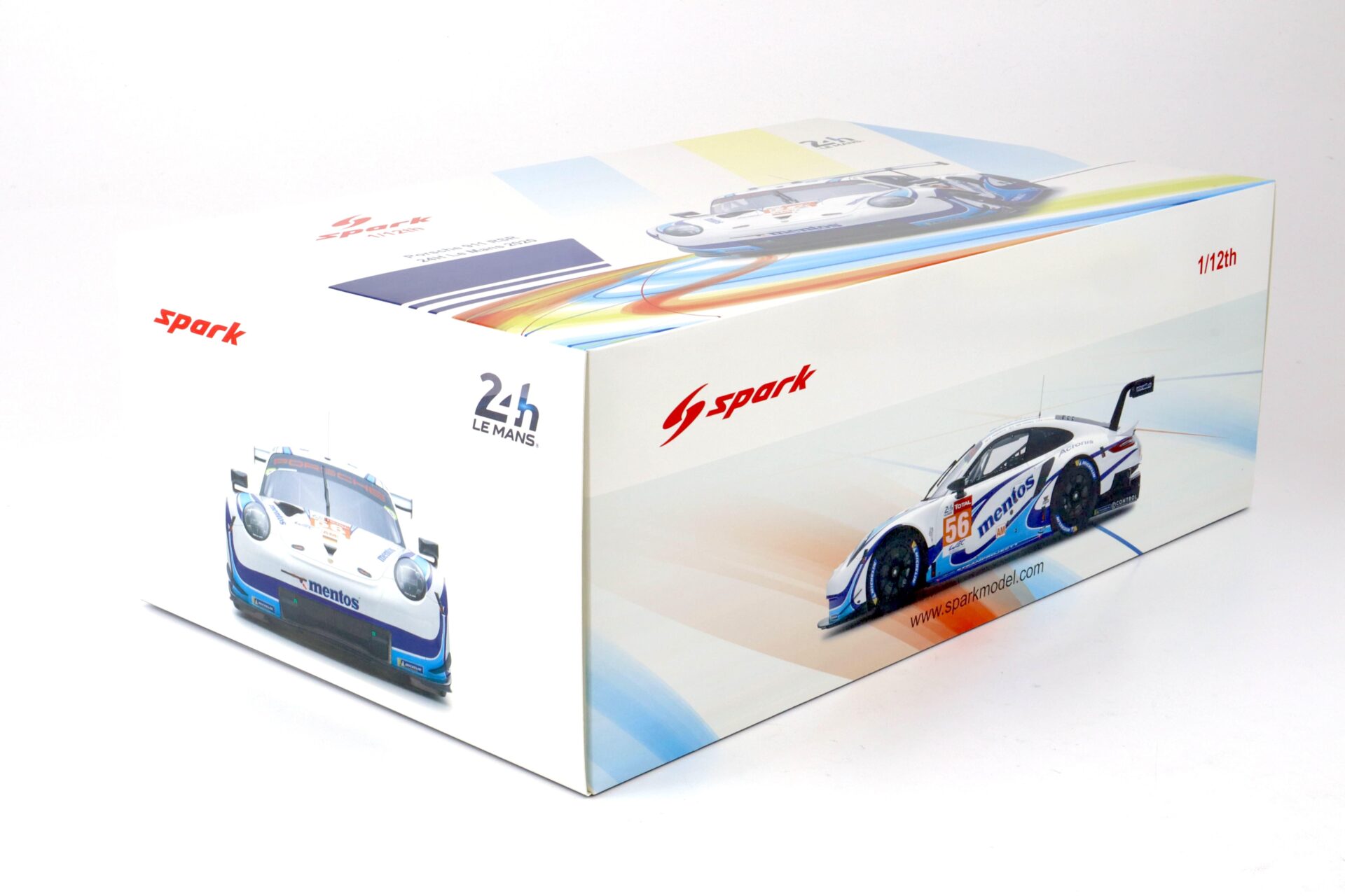 1:12 Spark Porsche 911 RSR #56 Le Mans 24h 2020 MENTOS Cairoli/ Perfetti/ Ten Voorde