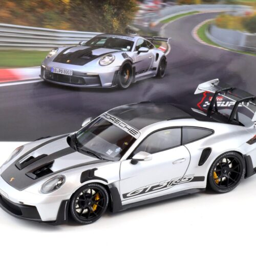 1:18 Minichamps Porsche 911 (992) GT3 RS Weissach Package Nürburgring silver