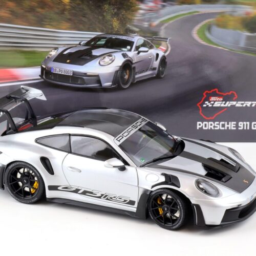 1:18 Minichamps Porsche 911 (992) GT3 RS Weissach Package Nürburgring silver