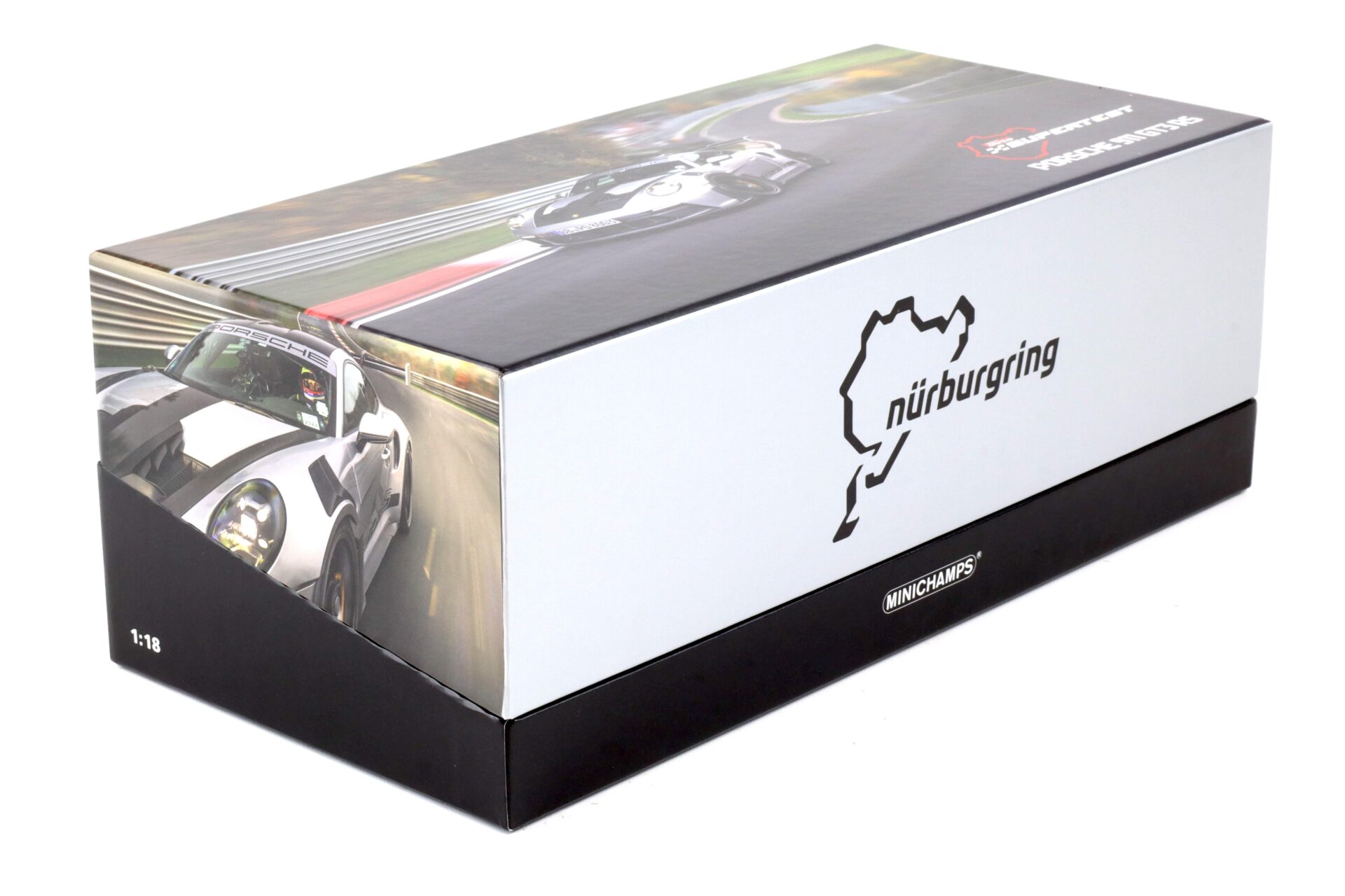 1:18 Minichamps Porsche 911 (992) GT3 RS Weissach Package Nürburgring silver