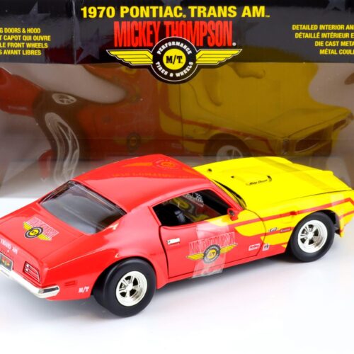 1:18 ERTL 1970 Pontiac Trans AM Coupe M/T Mickey Thompson red/ yellow
