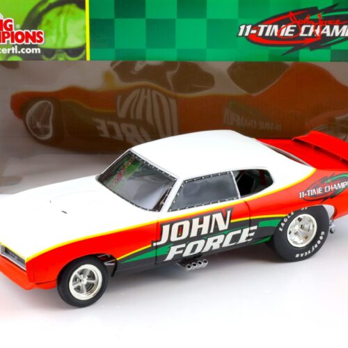 1:18 ERTL 1969 Pontiac GTO Funny Car John Force 1/4 Mile 11-Time Champion