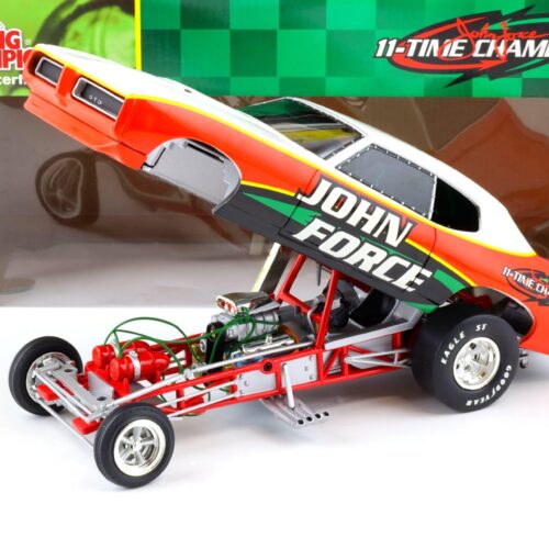 1:18 ERTL 1969 Pontiac GTO Funny Car John Force 1/4 Mile 11-Time Champion