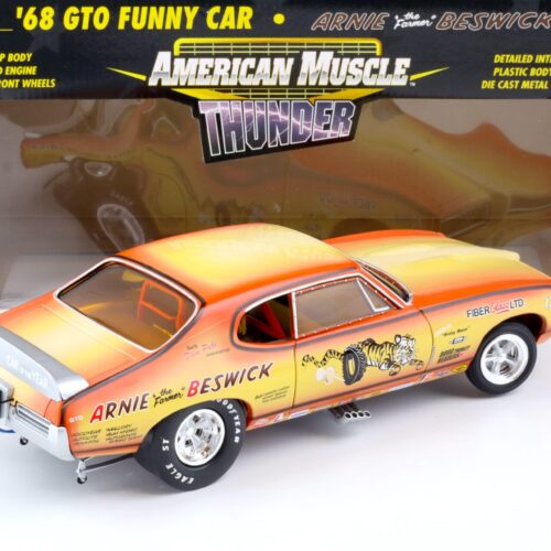 1:18 ERTL 1968 Pontiac GTO Funny Car Arnie Beswick the Farmer orange/ yellow