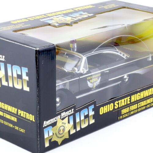 1:18 ERTL 1960 Ford Starliner OHIO State Highway Patrol Police black