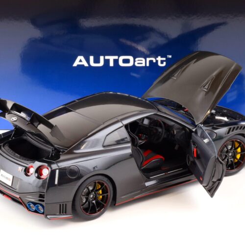 1:18 AUTOart Nissan GT-R (R35) Nismo Special Edition 2022 Meteor flake black pearl 77504