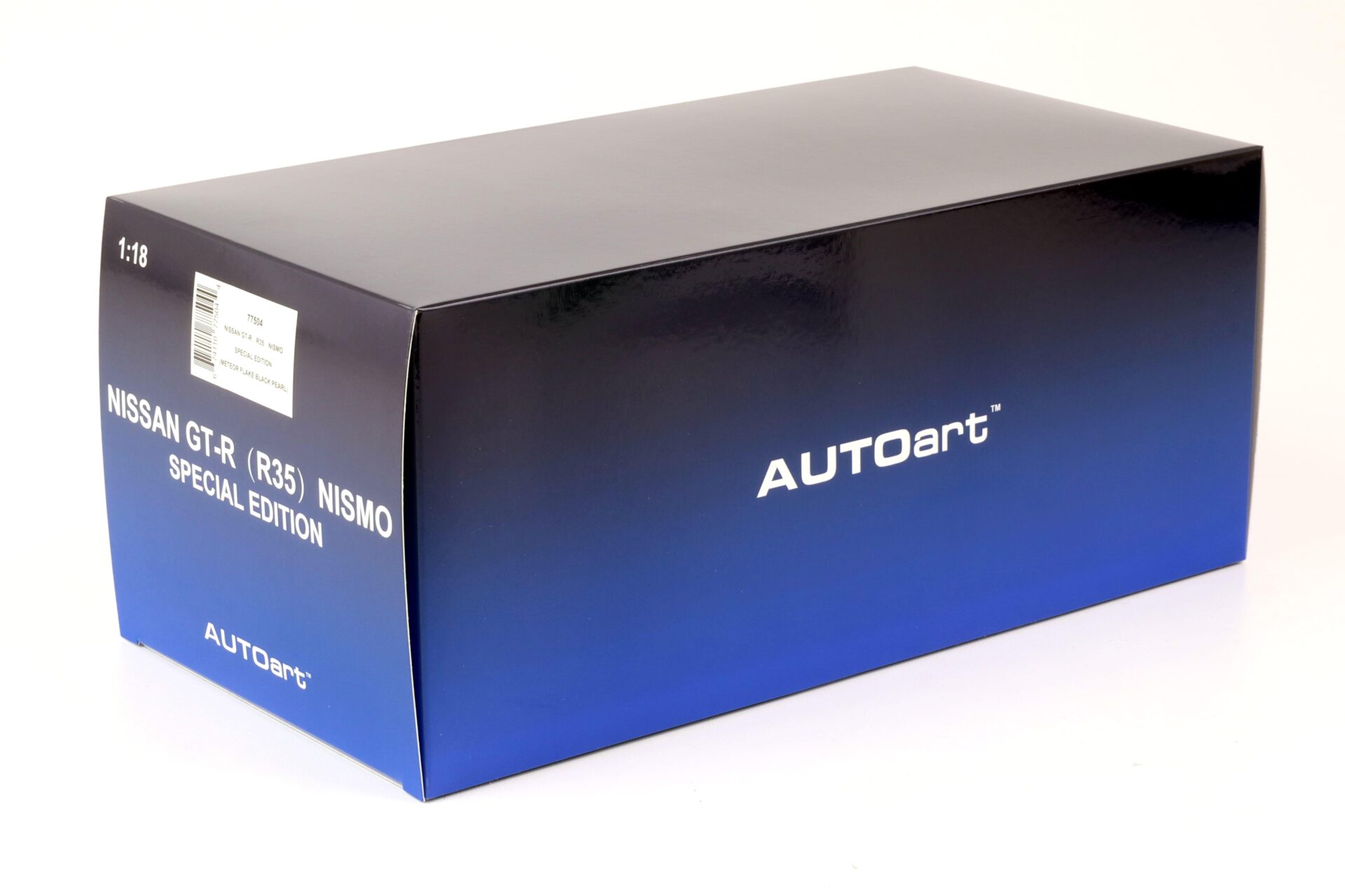 1:18 AUTOart Nissan GT-R (R35) Nismo Special Edition 2022 Meteor flake black pearl 77504