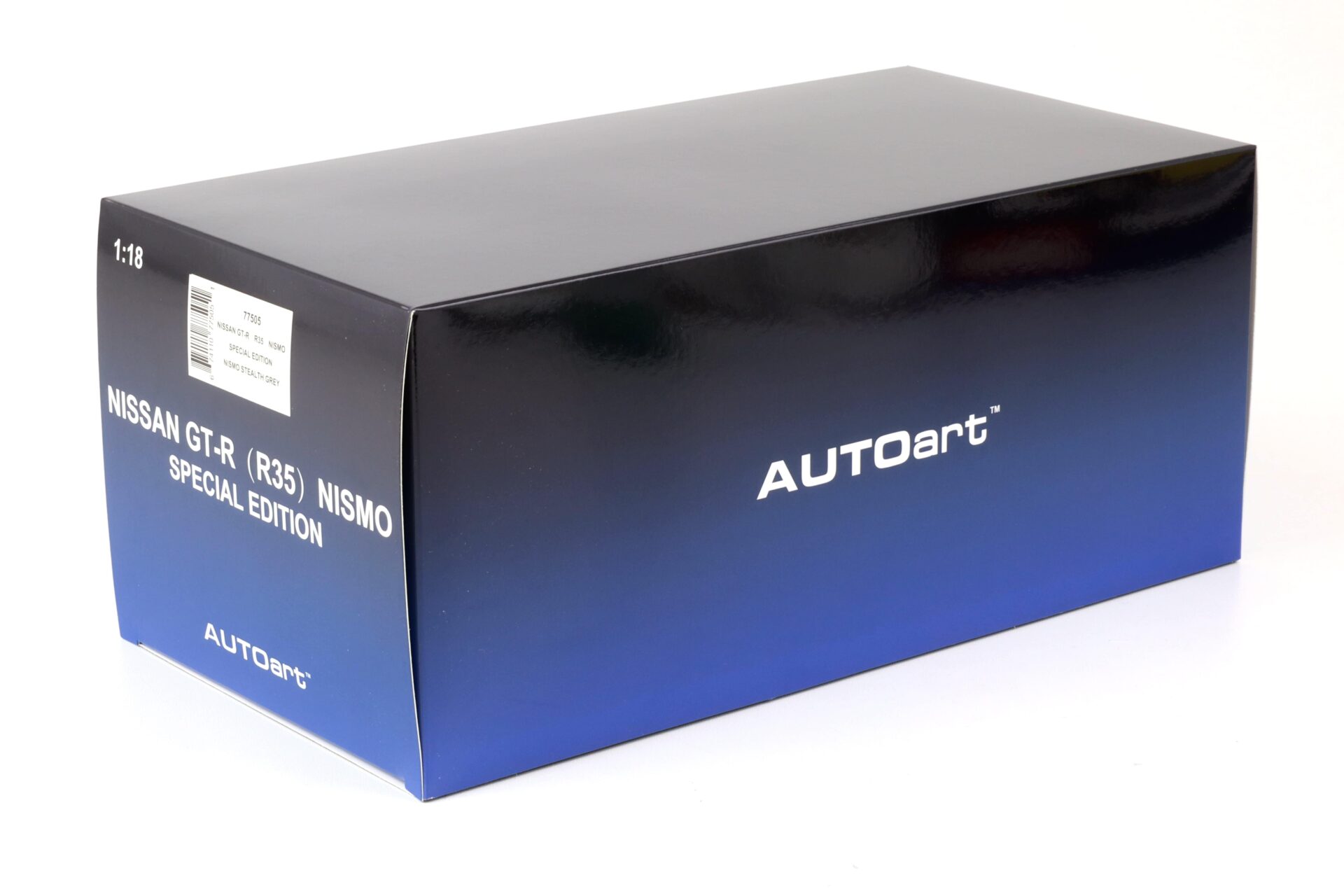 1:18 AUTOart Nissan GT-R (R35) Nismo Special Edition 2022 Nismo Stealth grey 77505