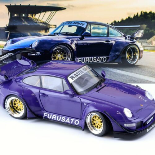 1:18 WERK83 Porsche 911 (993) RWB RAUH-Welt Furusato Sidney Hoffmann purple - Image 2