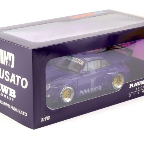 1:18 WERK83 Porsche 911 (993) RWB RAUH-Welt Furusato Sidney Hoffmann purple - Image 5