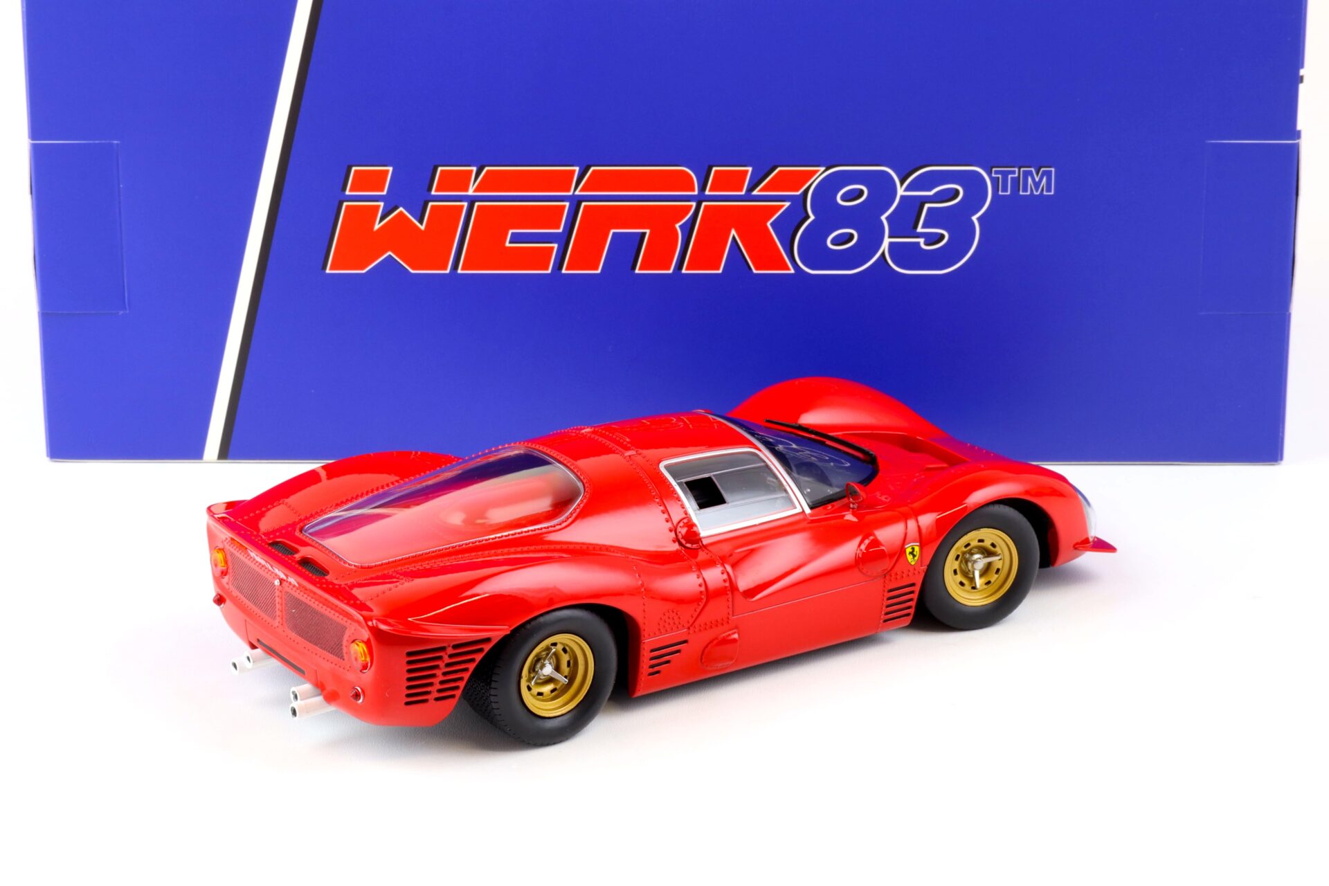 1:18 WERK83 Ferrari 330 P3 Coupe Plain Body Edition 1966 red