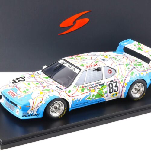 1:18 Spark BMW M1 Le Mans 24h 1980 #83 BMW France Quester/Pironi/Mignot